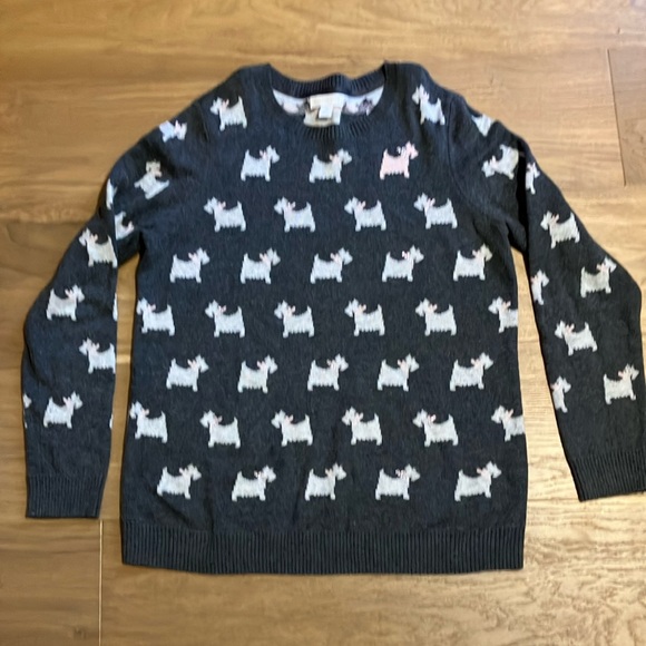 Charter Club Scottie jumper - size M - Picture 1 of 10